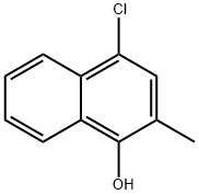 1-Naphthalenol, 4-chloro-2-methyl- 结构式