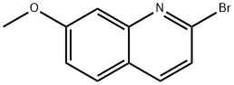 2-溴-7-甲氧基喹啉 结构式