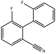 [1,1'-Biphenyl]-2-carbonitrile, 2',6-difluoro- 结构式