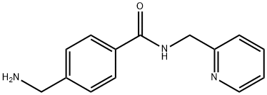 Benzamide, 4-(aminomethyl)-N-(2-pyridinylmethyl)- 结构式