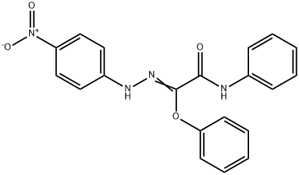 (Z)-phenyl N'-(4-nitrophenyl)-2-oxo-2-(phenylamino)acetohydrazonate 结构式