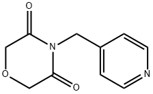 4-(Pyridin-4-ylmethyl)morpholine-3,5-dione 结构式