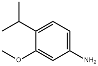 3-甲氧基-4-(丙-2-基)苯胺 结构式