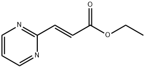 2-Propenoic acid, 3-(2-pyrimidinyl)-, ethyl ester, (2E)- 结构式