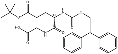 FMOC-GLU(OTBU)-GLY-OH 结构式