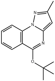 Pyrazolo[1,5-a]quinazoline, 5-(1,1-dimethylethoxy)-2-methyl- 结构式