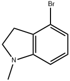 4-溴-1-甲基吲哚 结构式