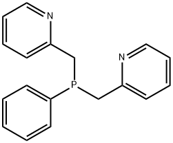 Bis(2-pyridylmethyl)phenylphosphine 结构式