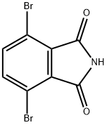 1H-Isoindole-1,3(2H)-dione, 4,7-dibromo- 结构式