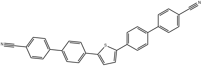 4',4'''-(噻吩-2,5-二基)双(([1,1'-联苯]-4-甲腈)) 结构式