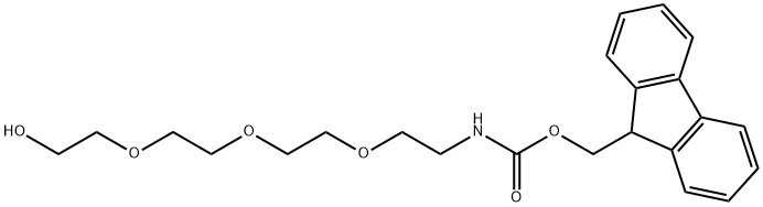Fmoc-NH-PEG4-alcohol 结构式