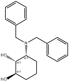 (1R,2R,3R)-3-(二苯甲基氨基)环己烷-1,2-二醇 结构式