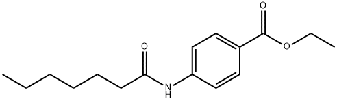 4-[(1-Oxoheptyl)amino]benzoic Acid Ethyl Ester 结构式