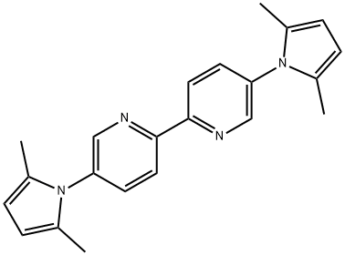 5,5'-bis(2,5-dimethyl-1H-pyrrole)-2,2'-bipyridine 结构式