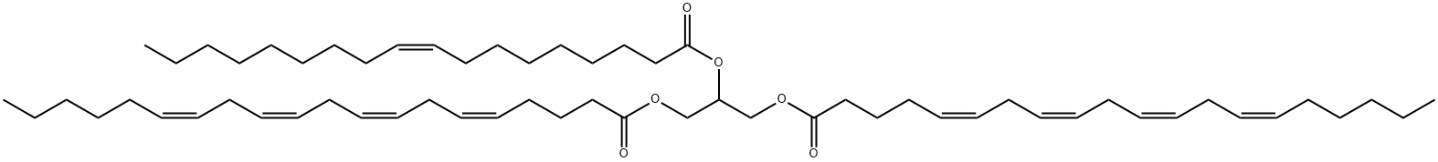 1,3-Diarachidonoyl-2-Oleoyl Glycerolol 结构式