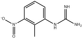 Guanidine, N-(2-methyl-3-nitrophenyl)- 结构式