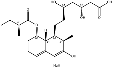 普伐他汀杂质1钠盐 结构式
