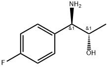 (1R,2S)-1-AMINO-1-(4-FLUOROPHENYL)PROPAN-2-OL 结构式