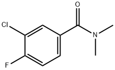 Benzamide, 3-chloro-4-fluoro-N,N-dimethyl- 结构式