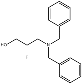 3-(二苄氨基)-2-氟-1-丙醇 结构式