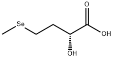 Butanoic acid, 2-hydroxy-4-(methylseleno)-, (2R)- 结构式