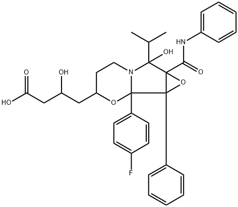 阿托伐他汀环杂质(氟苯基) 结构式