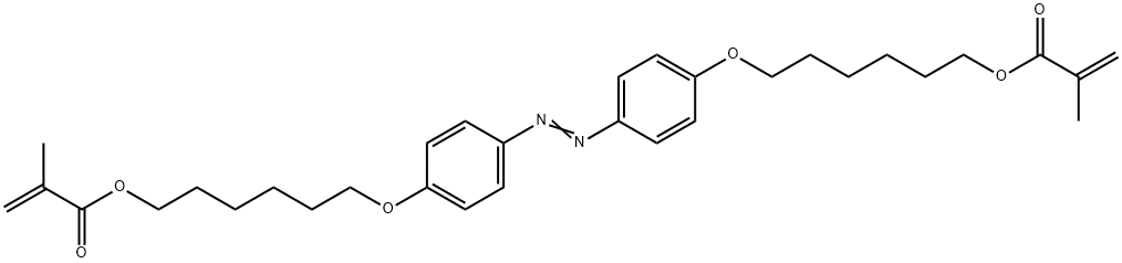 2-甲基偶氮双(4,1-苯氧基-6,1-己二基)酯2-丙烯酸(9CI) 结构式