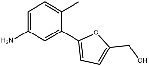 2-Furanmethanol, 5-(5-amino-2-methylphenyl)- 结构式