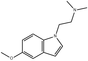 5-methoxy-1-<2-(dimethylamino)ethyl>indole 结构式