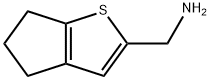 4H,5H,6H-环戊二烯[B]噻吩-2-基甲胺 结构式
