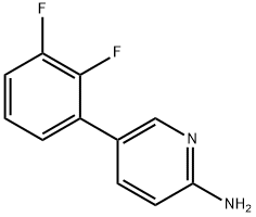5-(2,3-二氟苯基)吡啶-2-胺 结构式