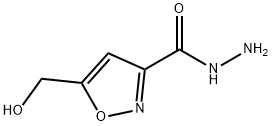 5-(羟甲基)异噁唑-3-碳酰肼 结构式