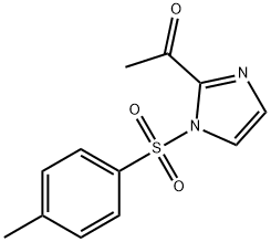 Ethanone, 1-[1-[(4-methylphenyl)sulfonyl]-1H-imidazol-2-yl]- 结构式