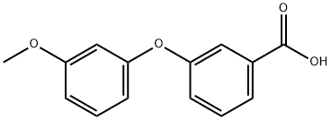 Benzoic acid, 3-(3-methoxyphenoxy)- 结构式