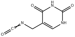 2,4(1H,3H)-Pyrimidinedione, 5-(isocyanatomethyl)- 结构式