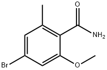 Benzamide, 4-bromo-2-methoxy-6-methyl- 结构式
