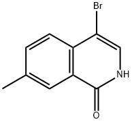 1(2H)-Isoquinolinone, 4-bromo-7-methyl- 结构式