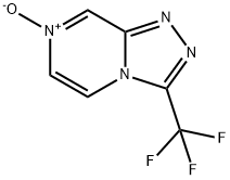 1,2,4-Triazolo[4,3-a]pyrazine, 3-(trifluoromethyl)-, 7-oxide 结构式