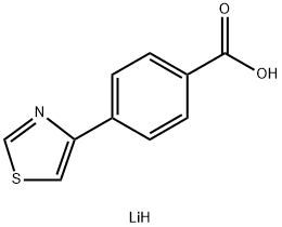 4-thiazol-4-yl-benzoic acid 结构式