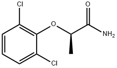 (2R)-2-(2,6-Dichlorophenoxy)propanamide 结构式