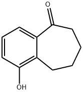 1-hydroxy-6,7,8,9-tetrahydro-5H-benzo[7]annulen-5-one 结构式