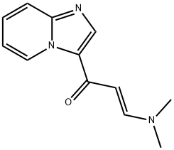 (E)-3-(Dimethylamino)-1-(3-imidazo[1,2-a]pyridyl)-2-propen-1-one 结构式