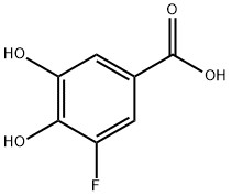 Benzoic acid, 3-fluoro-4,5-dihydroxy- 结构式