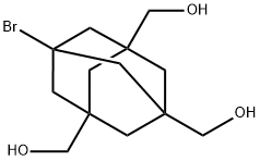 ((1S,3S,5S)-7-溴金刚烷-1,3,5-爪基)三甲醇 结构式