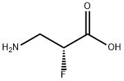 (R)-3-amino-2-fluoropropanoic acid 结构式