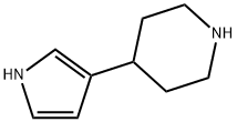 Piperidine, 4-(1H-pyrrol-3-yl)- 结构式