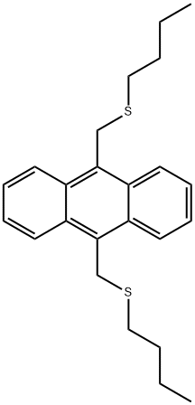 Anthracene, 9,10-bis[(butylthio)methyl]- 结构式