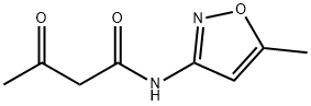 N-(5-methyl-1,2-oxazol-3-yl)-3-oxobutanamide 结构式