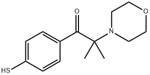 2-甲基-2-(4-吗啉 基)-1-(4-巯基苯基)-1-丙酮 结构式