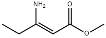 2-Pentenoic acid, 3-amino-, methyl ester, (2Z)- 结构式